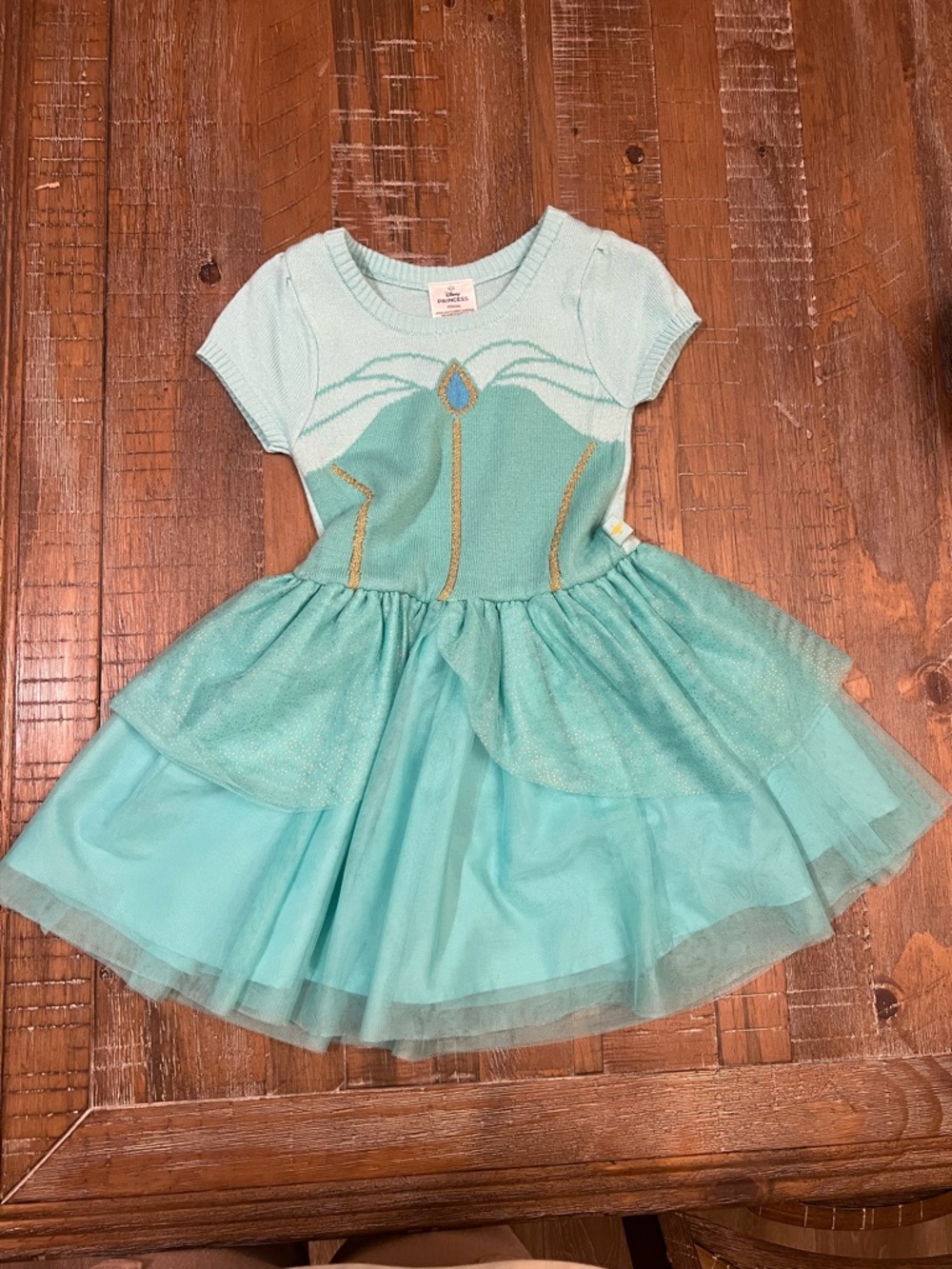Disney Jasmine Princess Tulle Dress Costume